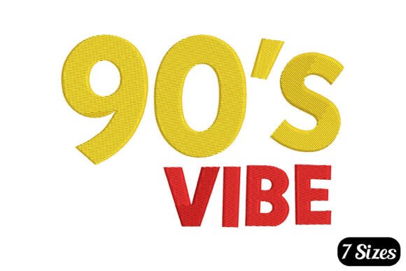 90 s Vibe Embroidery Design: Retro Charm for Holiday Gifts