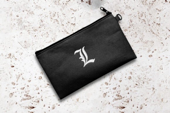 Blackletter L Mini Embroidery Review for Holiday Products
