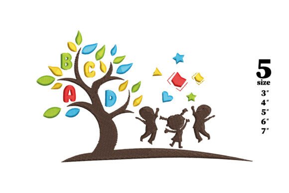 Children Playing, Learning Tree Embroidery Review