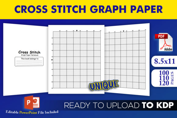 Cross Stitch Graph Paper KDP Interior: A Designer’s Review