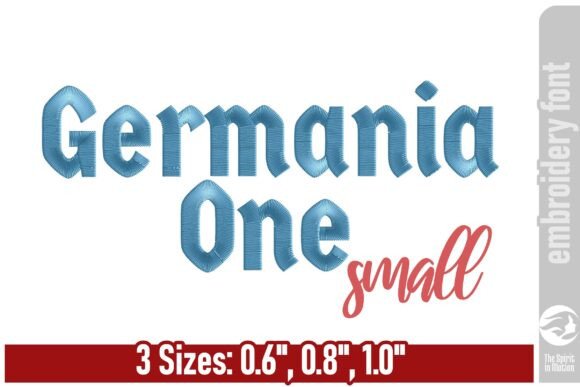Germania One Blackletter Embroidery Font: A Designer Review