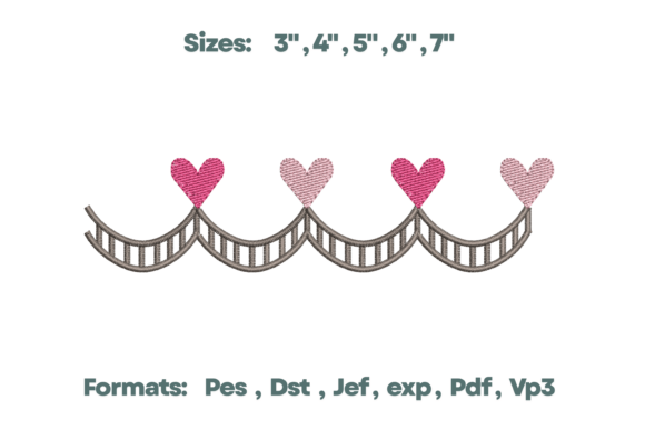 Railway Scallop Heart Valentine Border: A Seller’s Review