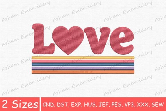 Retro Valentine Love Heart: A Designer’s Test for Personalized Gifts