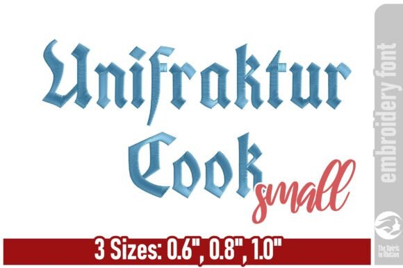 Unifraktur Blackletter Embroidery Font: An Apparel Designer's Review